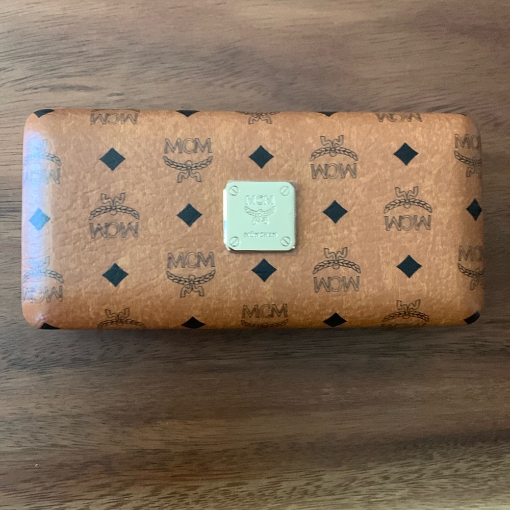 MCM hard-shell sunglasses case brand new